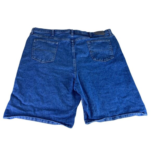 Wrangler Authentics Denim Jean Shorts Men's 48 Blue 10" Inch Inseam 100% Cotton - Picture 6 of 7